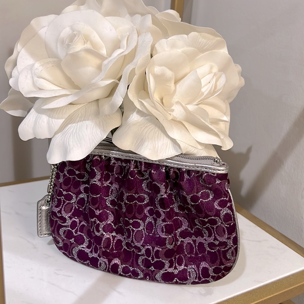 Mini coach wristlet